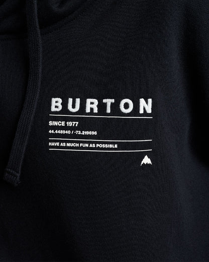 Burton Moretown Pullover Hoodie True Black 2026
