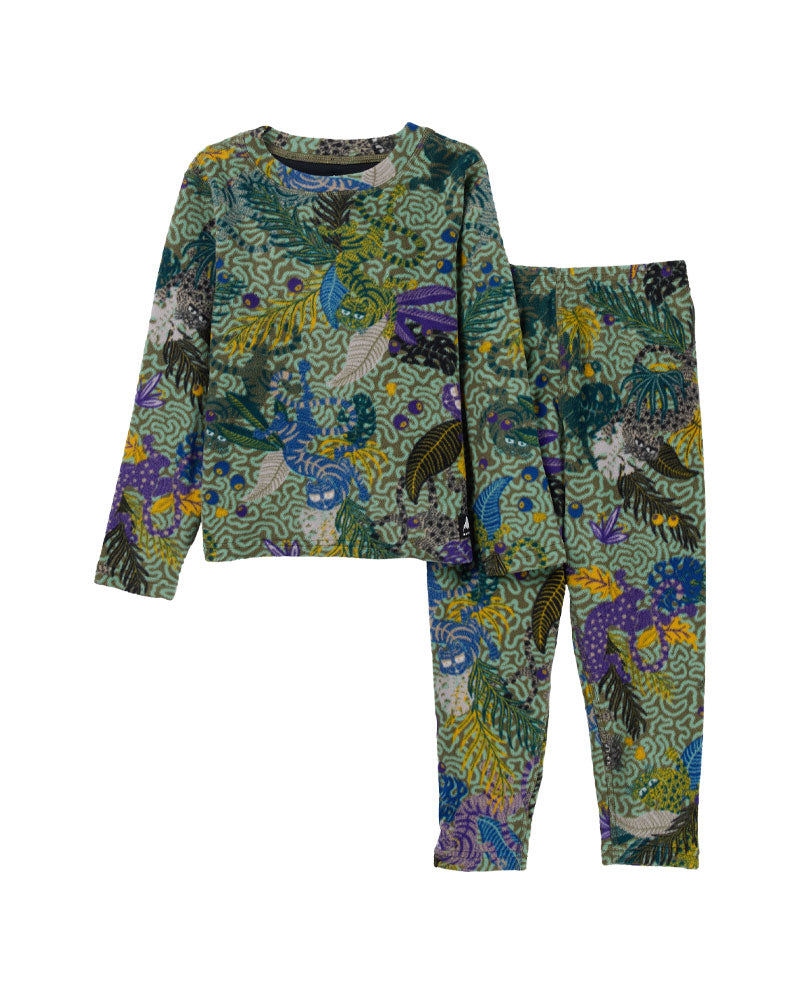 Burton Kids Toddlers' Fleece Base Layer Set Jungle Cats 2026