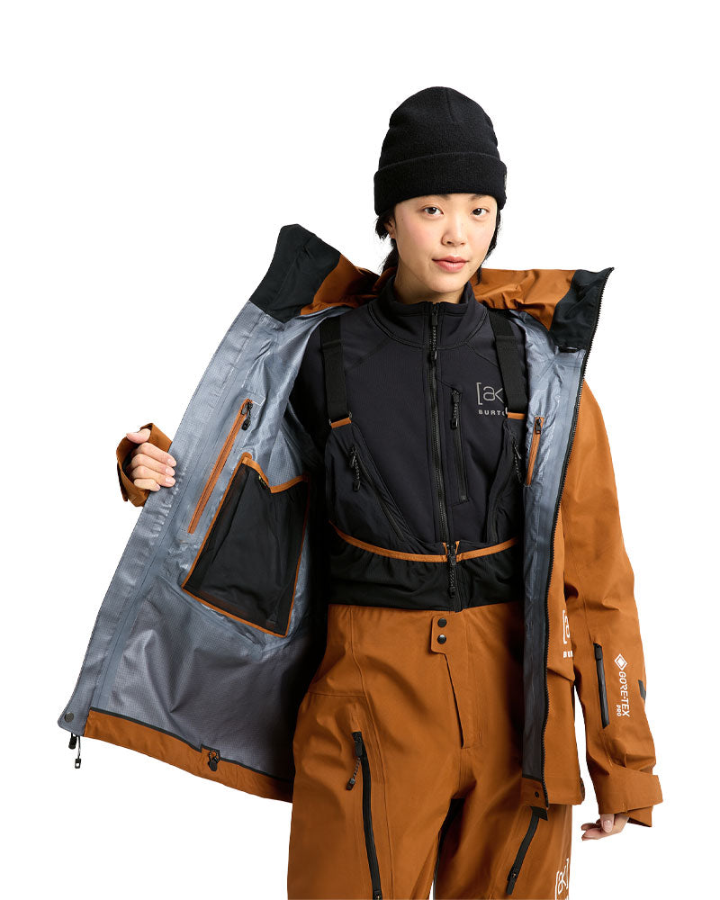 Burton Women's [ak] Acamar Gore Pro 3L Jkt Chestnut Brown 2026
