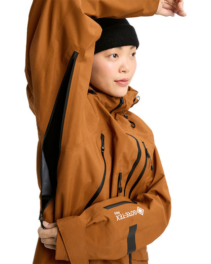 Burton Women's [ak] Acamar Gore Pro 3L Jkt Chestnut Brown 2026