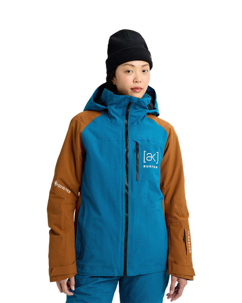 Burton Women's [ak] Embark Gore 2L Jkt Blue Teal/Chestnut Brown 2026