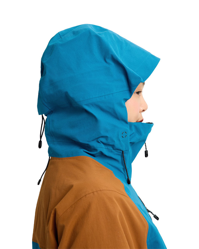 Burton Women's [ak] Embark Gore 2L Jkt Blue Teal/Chestnut Brown 2026