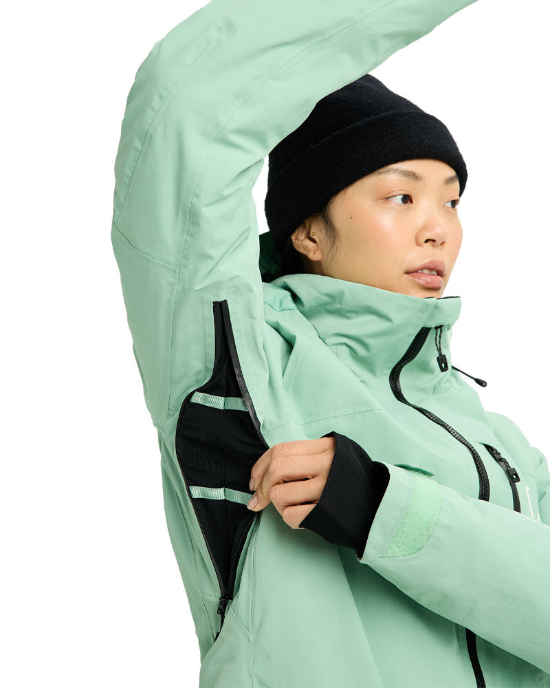 Burton Women's [ak] Embark Gore-Tex 2L Jacket Soft Sage 2026 – The