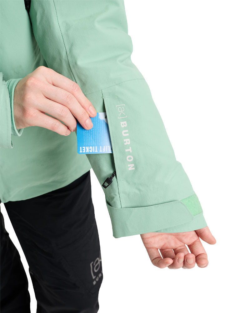 Burton Women's [ak] Flare 2L Down Gore-Tex Down Jacket Soft Sage 2026