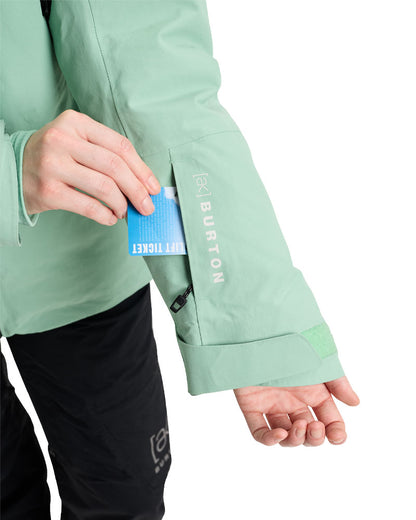 Burton Women's [ak] Flare 2L Down Gore-Tex Down Jacket Soft Sage 2026