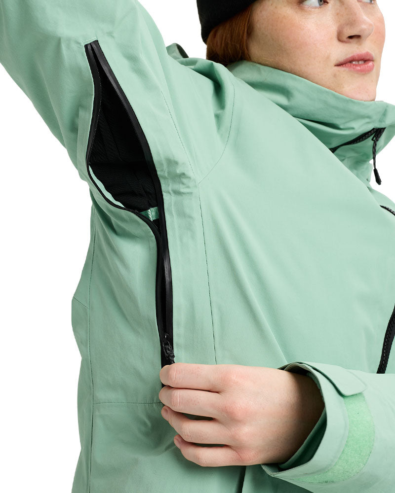 Burton Women's [ak] Flare 2L Down Gore-Tex Down Jacket Soft Sage