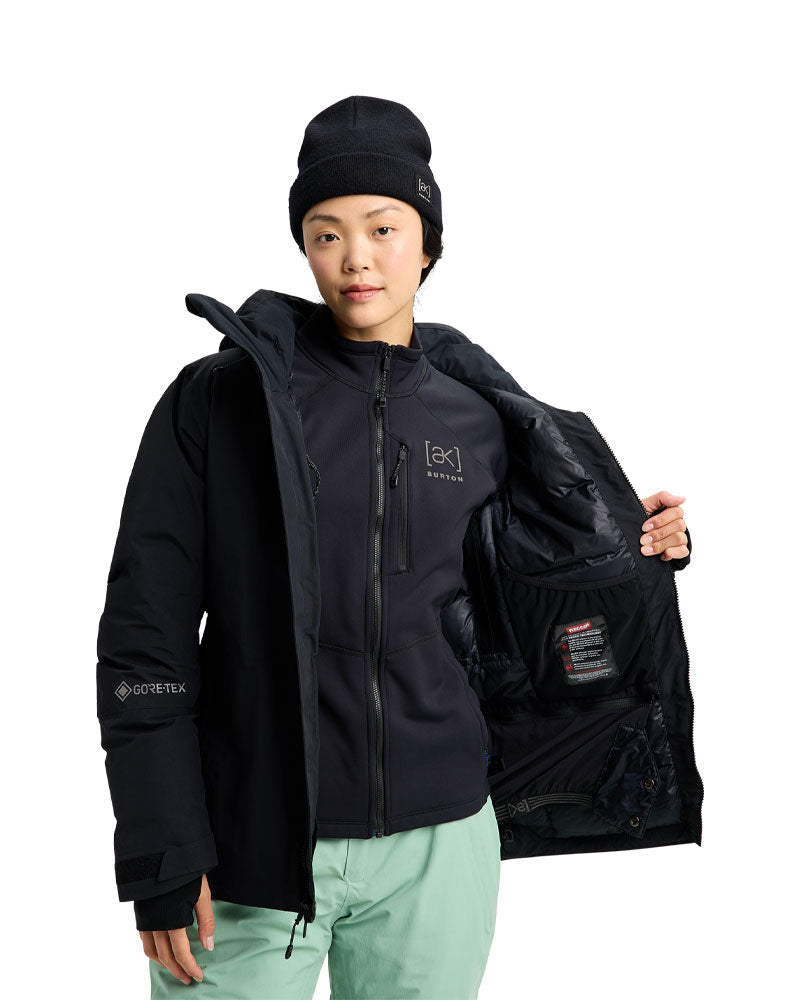 Burton Women's [ak] Flare 2L Down Gore-Tex Down Jacket True Black 2026