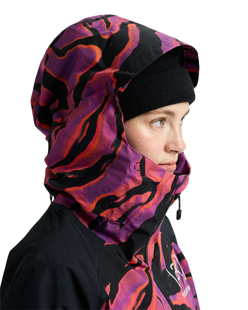 Burton Women's [ak] Kimmy Gore-Tex 2L Anorak Slash Multi/True Black 2026