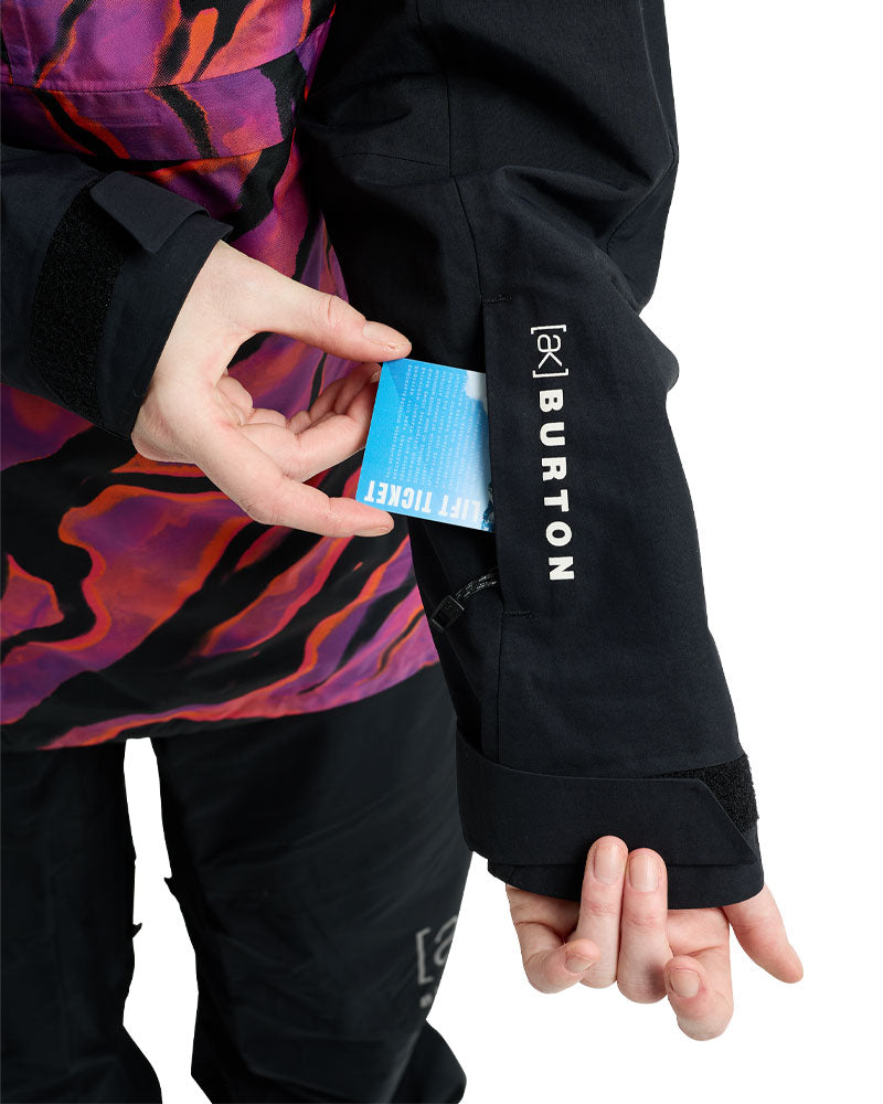 Burton Women's [ak] Kimmy Gore-Tex 2L Anorak Slash Multi/True Black 2026