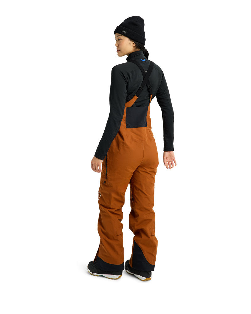 Burton Women's [ak] Kimmy Gore-Tex 2L Bib Pants Chestnut Brown