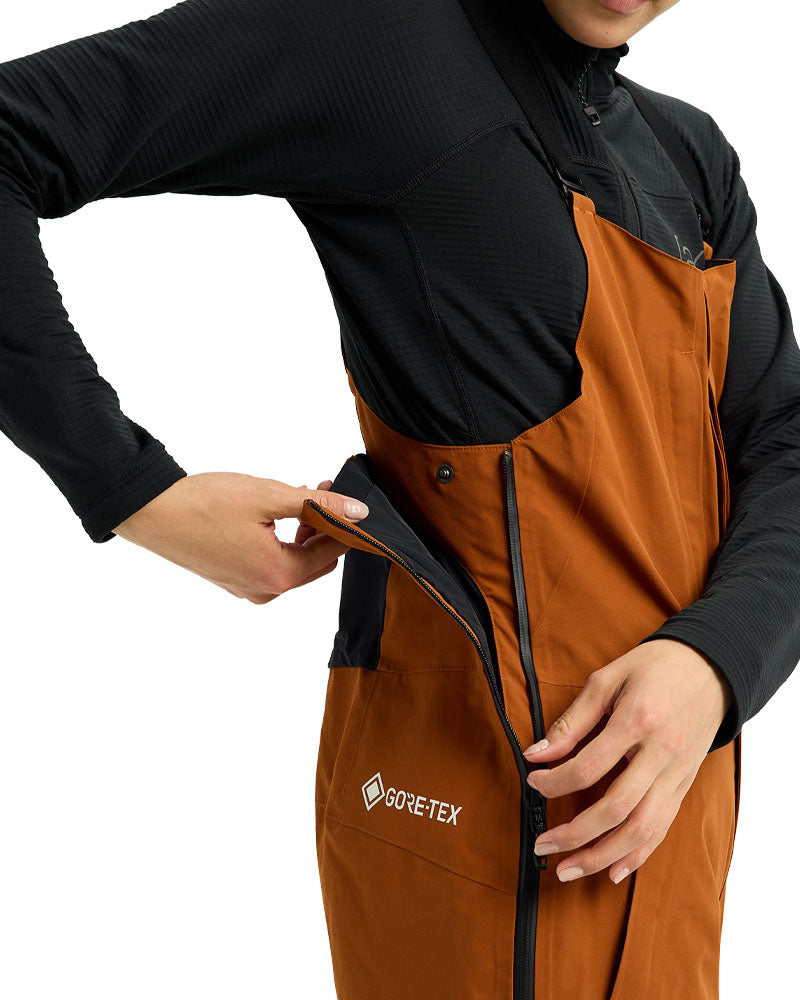 Burton Women's [ak] Kimmy Gore-Tex 2L Bib Pants Chestnut Brown 2026