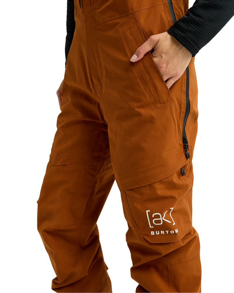 Burton Women's [ak] Kimmy Gore-Tex 2L Bib Pants Chestnut Brown