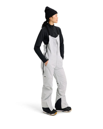 Burton Women's [ak] Kimmy Gore-Tex 2L Bib Pants Gray Cloud 2026