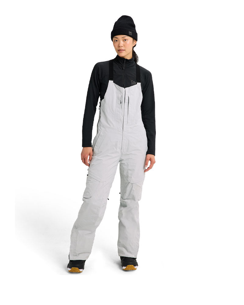 Burton Women's [ak] Kimmy Gore-Tex 2L Bib Pants Gray Cloud 2026