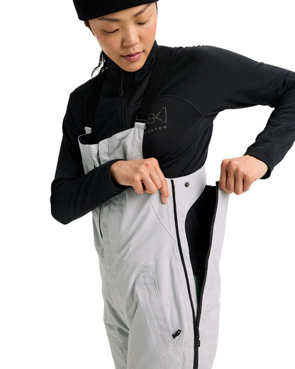 Burton Women's [ak] Kimmy Gore-Tex 2L Bib Pants Gray Cloud 2026