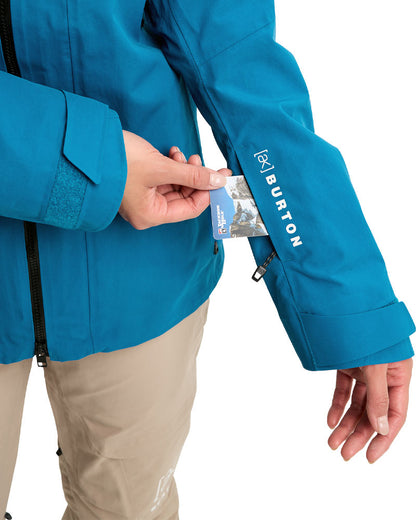 Burton Women's [ak] Upshift Gore-Tex 2L Jacket Blue Teal 2026