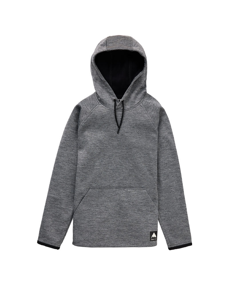 Burton Women's Crown Pullover Fleece True Black Heather 2026