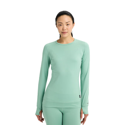 Burton Women's Midweight Base Layer Crewneck Soft Sage 2026