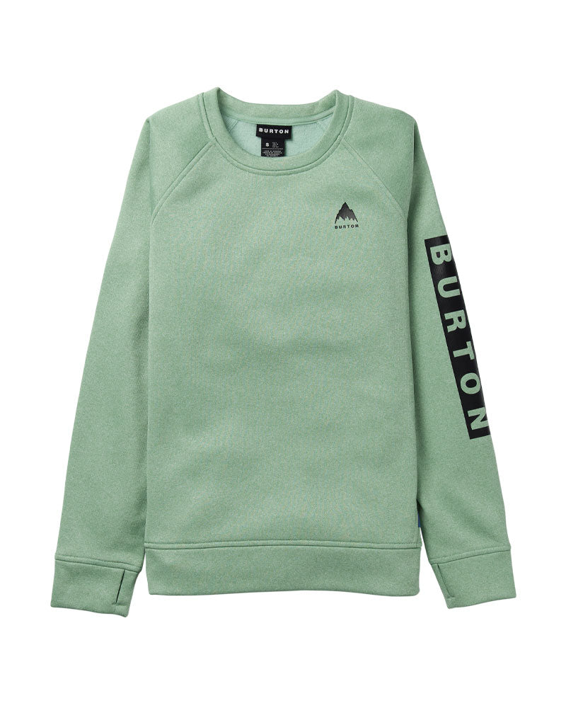 Burton Women's Oak Crewneck Fleece Soft Sage Heather 2026