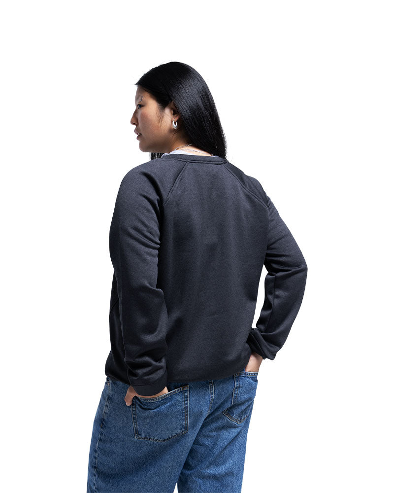 Burton Women's Oak Crewneck Fleece True Black Heather 2026