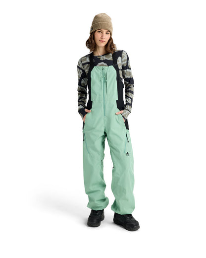 Burton Women's Reserve 2L Bib Pants Soft Sage/True Black 2026