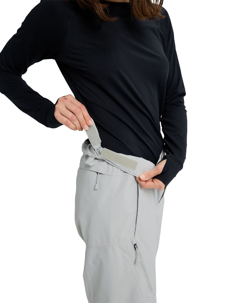 Burton Women's Reserve 2L Relaxed Pants Gray Cloud 2026