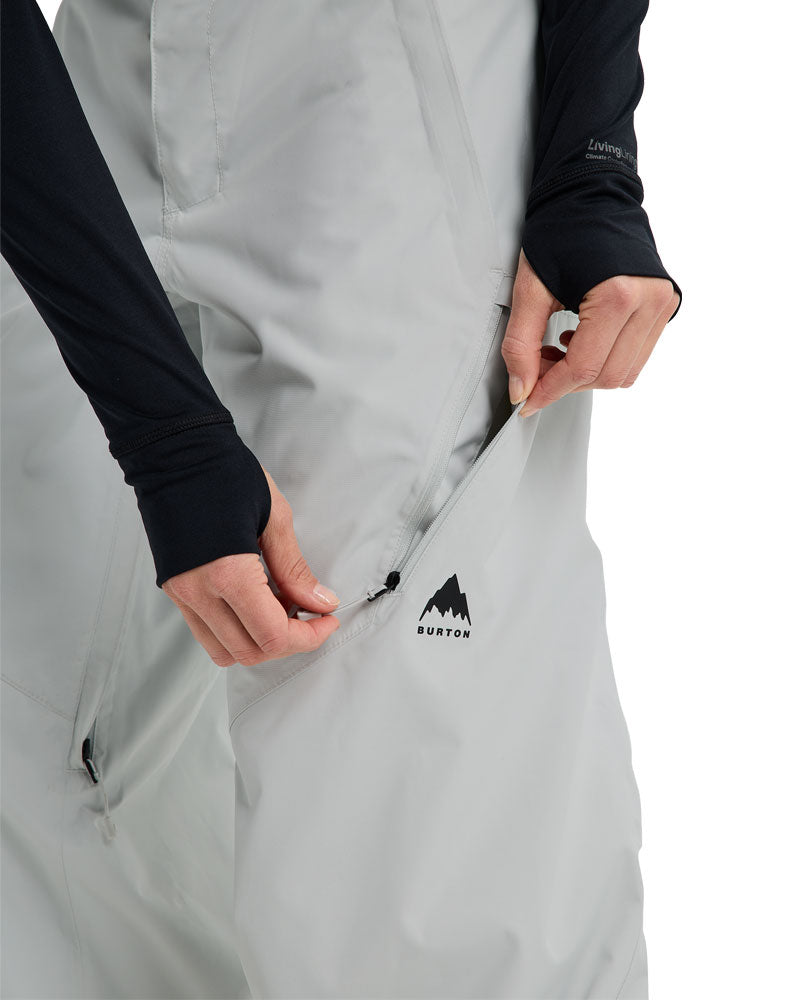 Burton Women's Reserve 2L Relaxed Pants Gray Cloud 2026