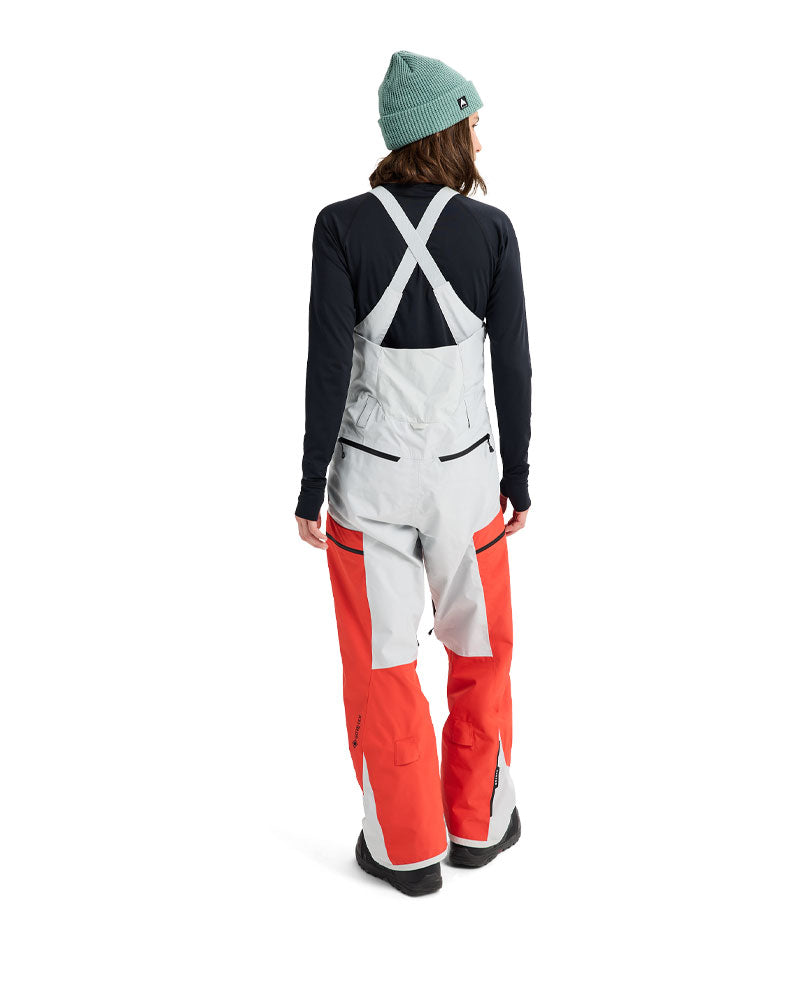 Burton Women's Reserve Gore-Tex 2L Bib Pant Fiesta Red/Gray Cloud 2026