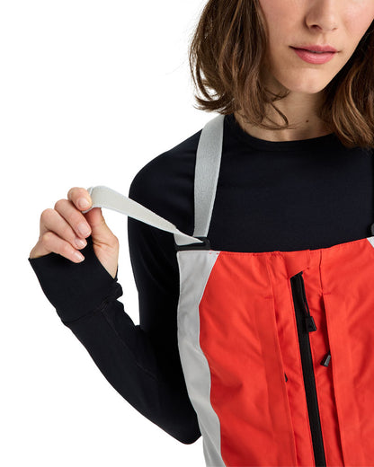 Burton Women's Reserve Gore-Tex 2L Bib Pant Fiesta Red/Gray Cloud 2026