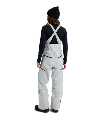 Burton Women's Reserve Gore-Tex 2L Bib Pants Gray Cloud 2026