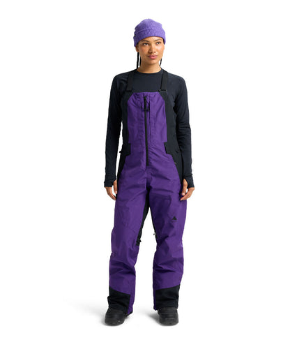 Burton Women's Reserve Gore-Tex 2L Bib Pants Prism Violet/True Black 2026