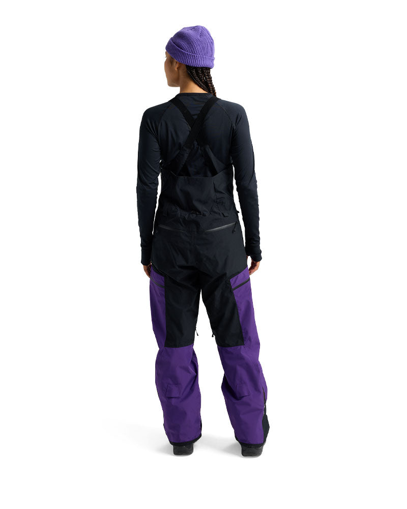 Burton Women's Reserve Gore-Tex 2L Bib Pants Prism Violet/True Black 2026