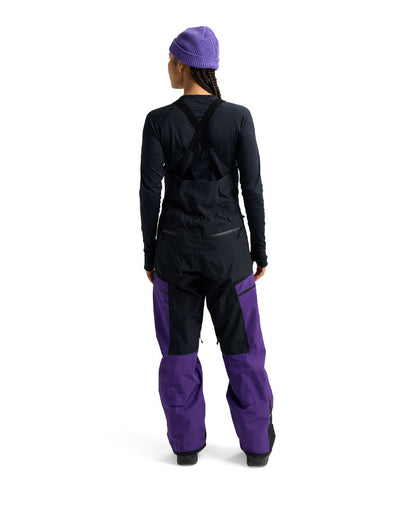 Burton Women's Reserve Gore-Tex 2L Bib Pants Prism Violet/True Black 2026