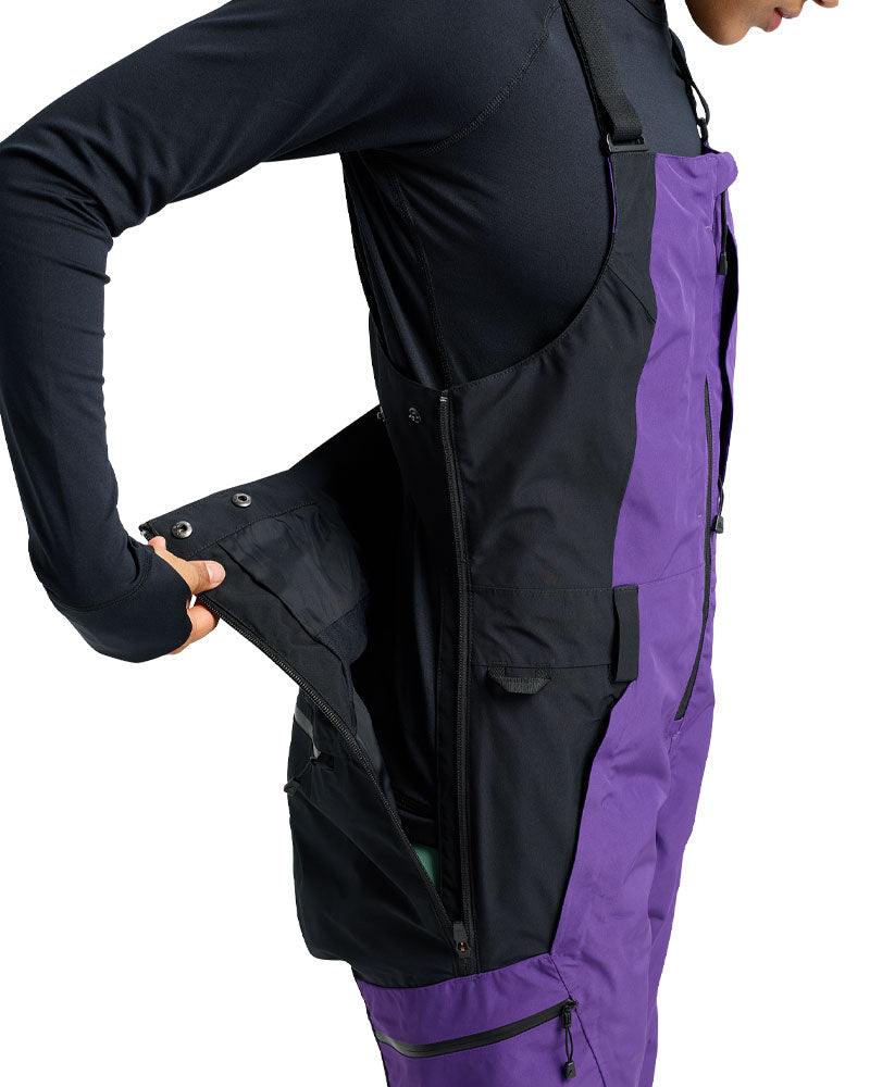 Burton Women's Reserve Gore-Tex 2L Bib Pants Prism Violet/True Black 2026