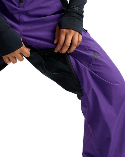 Burton Women's Reserve Gore-Tex 2L Bib Pants Prism Violet/True Black 2026