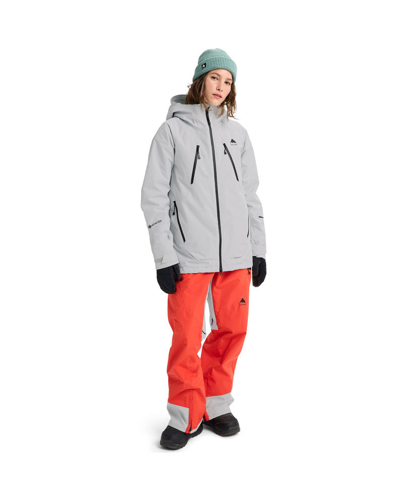 スノーボード Burton Reserve GORE-TEX Gray Burton Women's Reserve Gore-Tex 2L Insulated Jacket Gray Cloud
