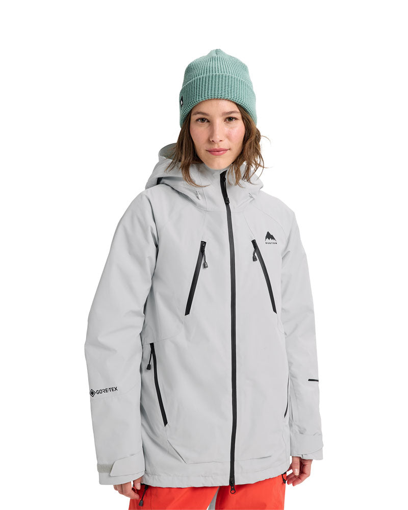 Burton Women's Reserve Gore-Tex 2L Insulated Jacket Gray Cloud