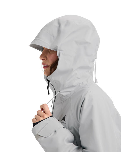 Burton Women's Reserve Gore-Tex 2L Insulated Jacket Gray Cloud 2026