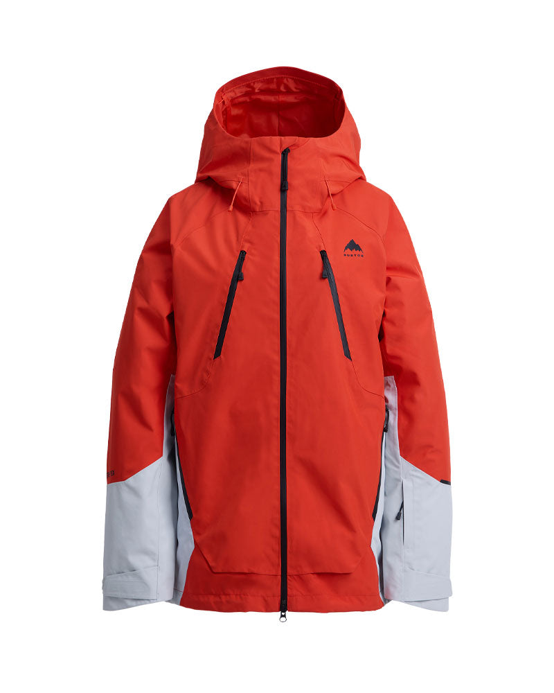 Burton Women's Reserve Gore-Tex 2L Jacket Fiesta Red/Gray Cloud 2026