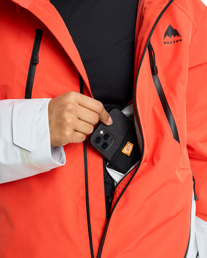 Burton Women's Reserve Gore-Tex 2L Jacket Fiesta Red/Gray Cloud 2026