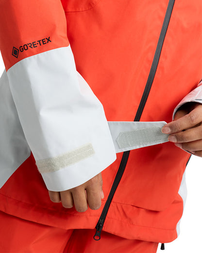 Burton Women's Reserve Gore-Tex 2L Jacket Fiesta Red/Gray Cloud 2026