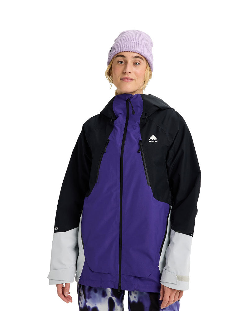 Burton Women's Reserve Gore-Tex 2L Jacket Prism Violet/True Black/Gray Cloud 2026