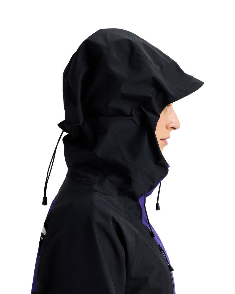 Burton Women's Reserve Gore-Tex 2L Jacket Prism Violet/True Black/Gray Cloud 2026