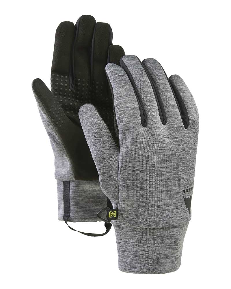 Burton Women's Touch-N-Go Glove Liners Gray Heather 2026