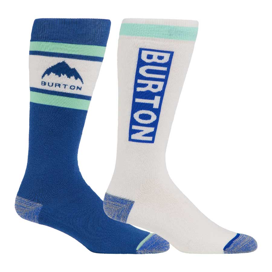 Burton Women's Weekend Midweight Socks 2-Pack Jake Blue/Light Teal 2026