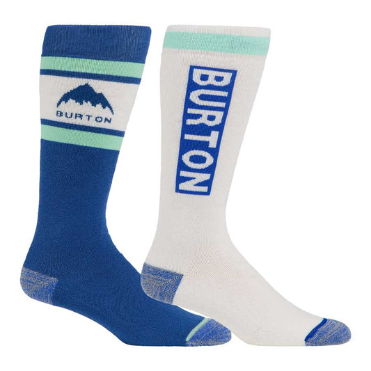 Burton Women's Weekend Midweight Socks 2-Pack Jake Blue/Light Teal 2026