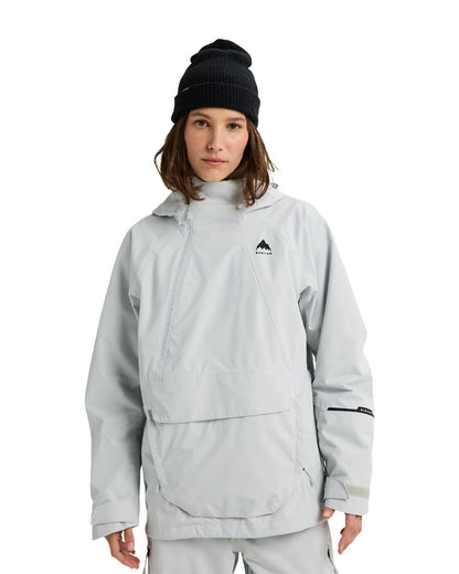 Burton Women's Reserve 2L Relaxed Anorak Gray Cloud 2026