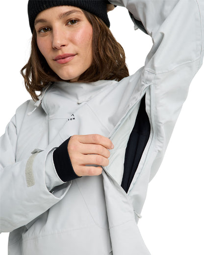 Burton Women's Reserve 2L Relaxed Anorak Gray Cloud 2026