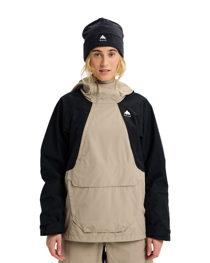 Burton Women's Reserve 2L Relaxed Anorak Summit Taupe/True Black 2026