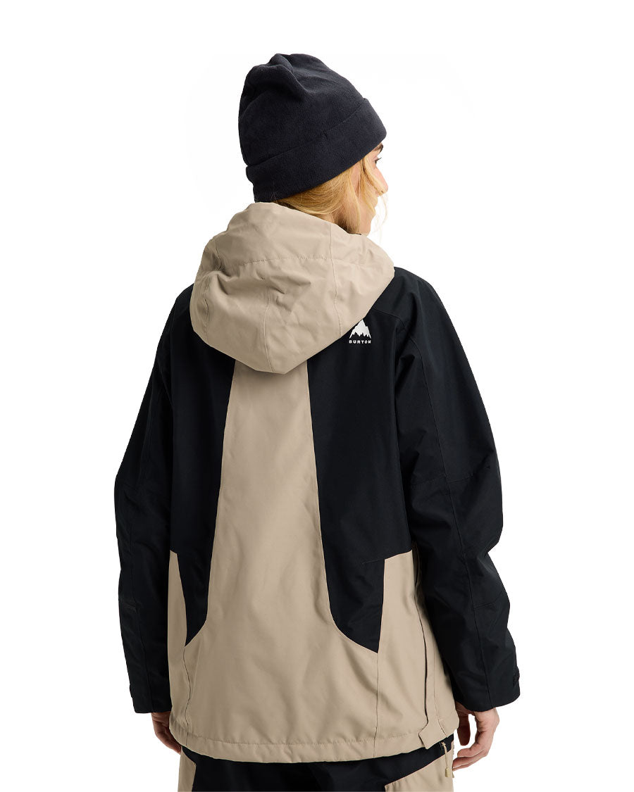 Burton Women's Reserve 2L Relaxed Anorak Summit Taupe/True Black 2026